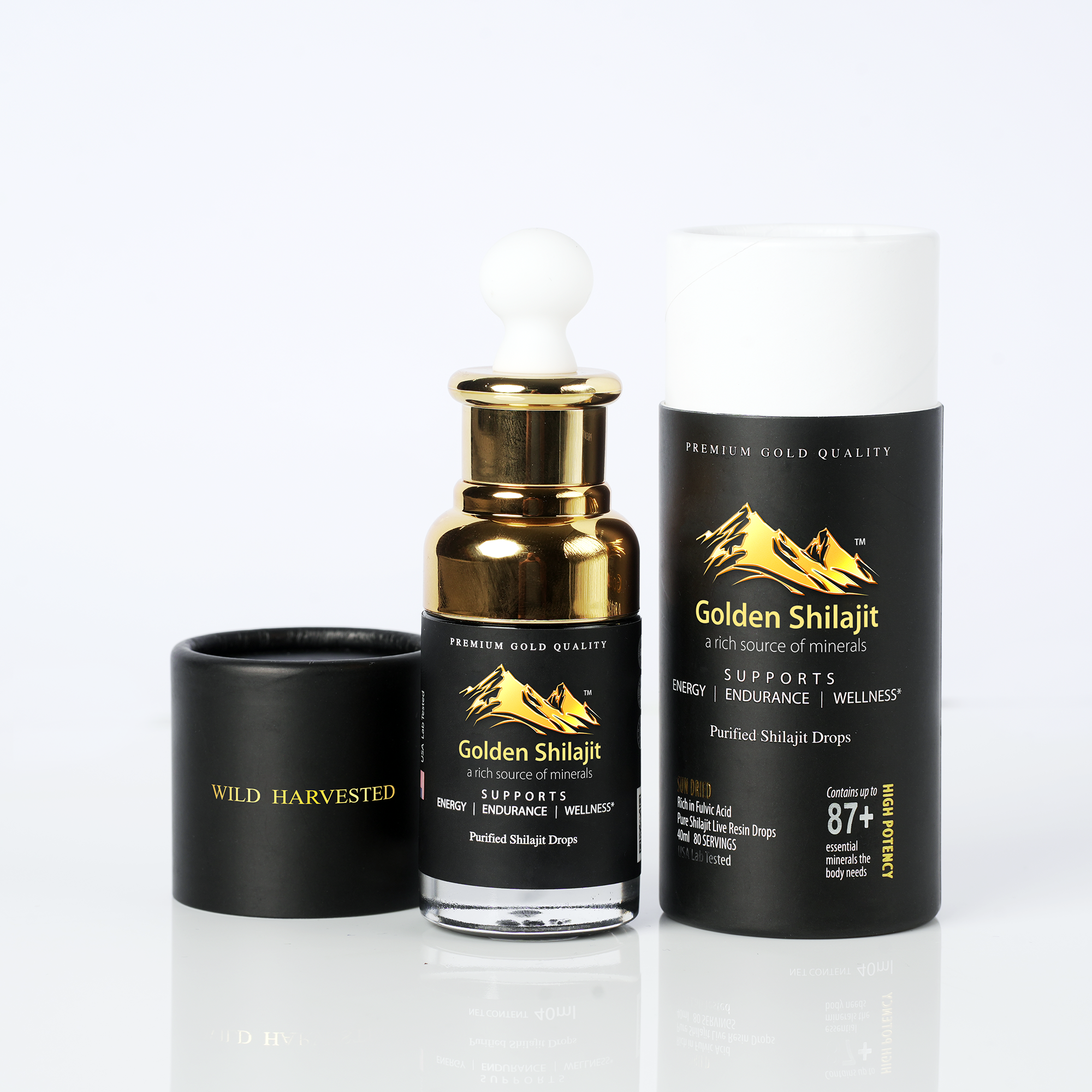 Golden Himalayan Shilajit Drops | 50 ML |