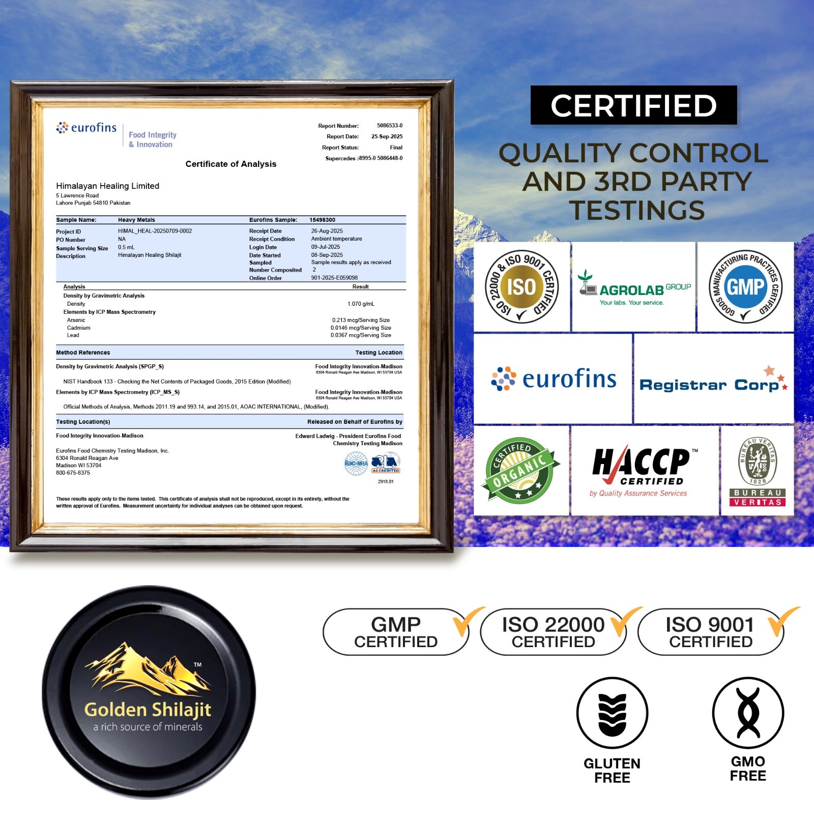 Golden Shilajit® Resin 30g