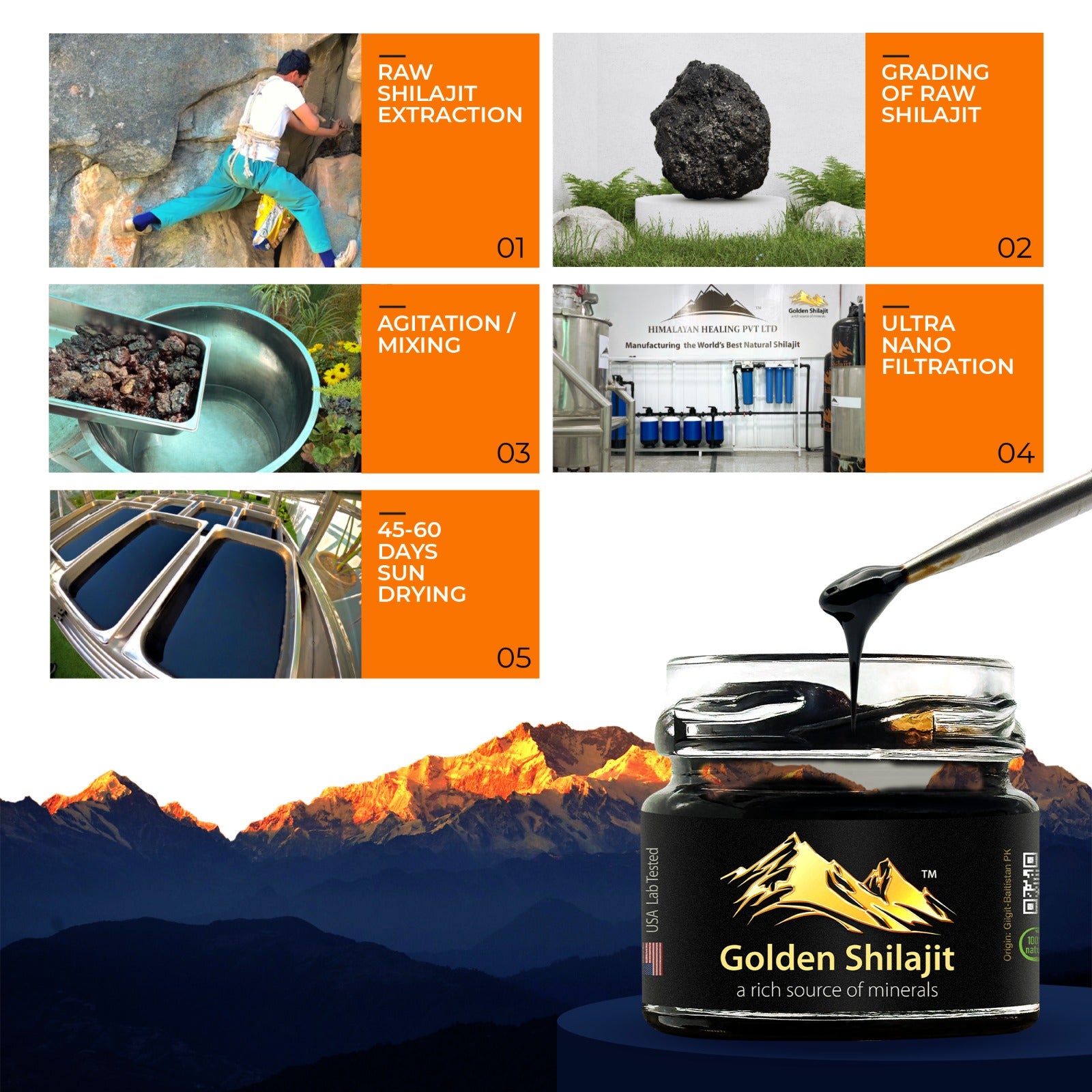 Golden Shilajit® Resin 30g